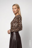 Langarmshirt - Animalprint