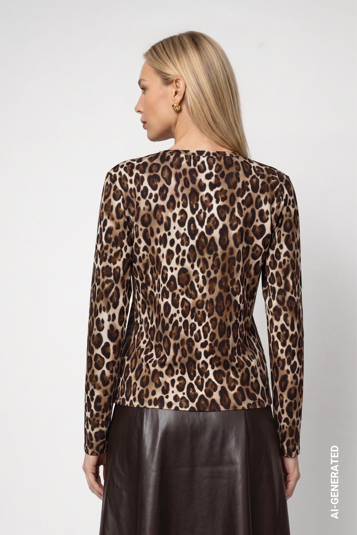 Langarmshirt - Animalprint