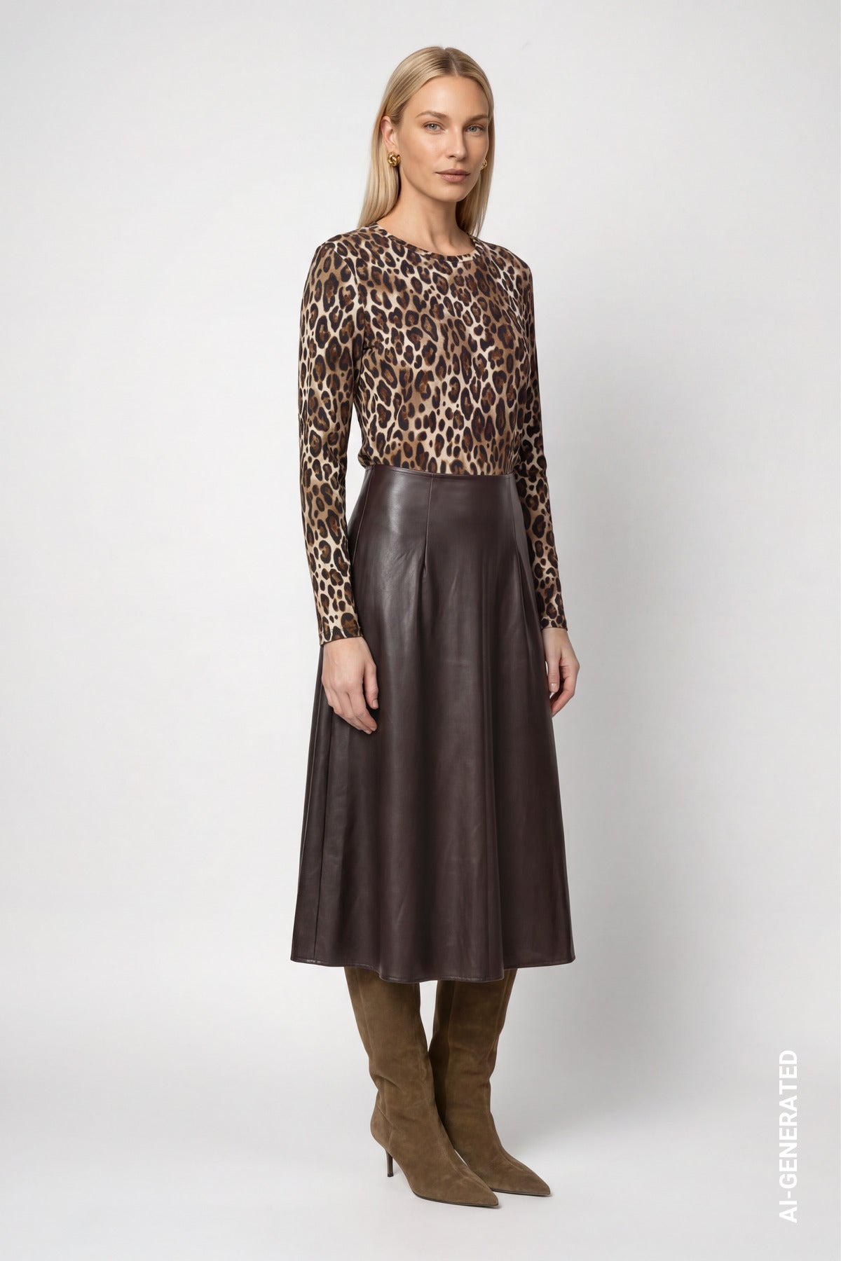 Langarmshirt - Animalprint