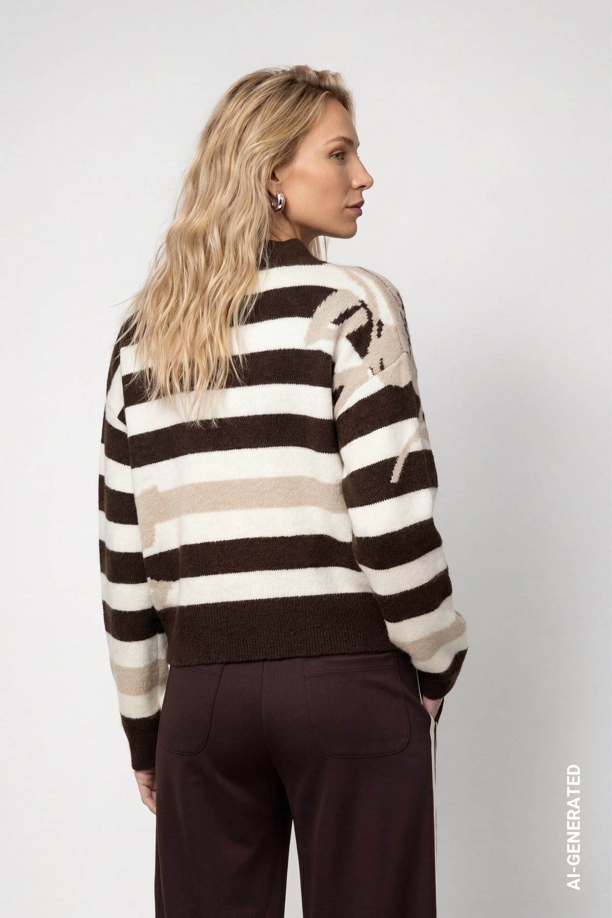 Pullover - Stehkragen