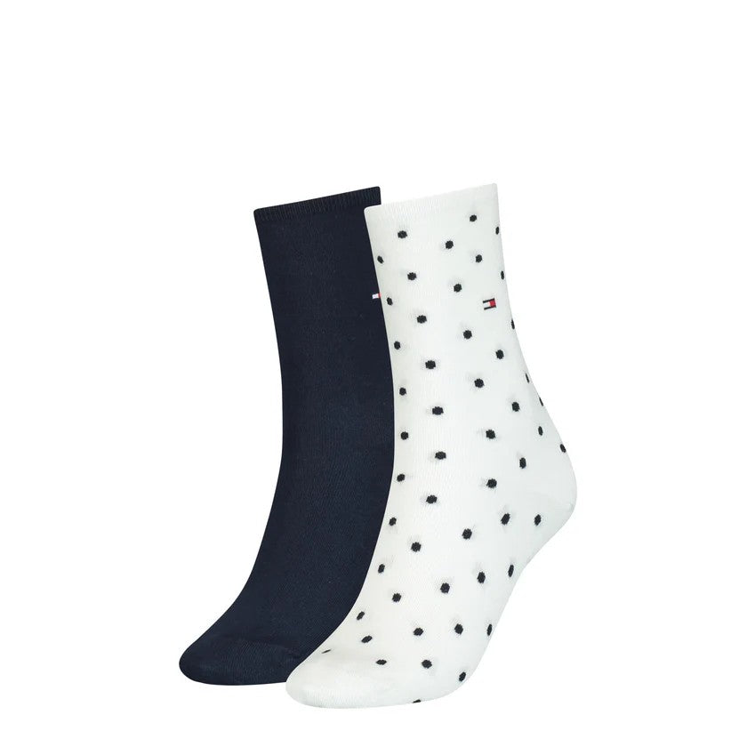 TH WOMEN SOCK DOT 2P