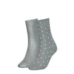 TH WOMEN SOCK DOT 2P
