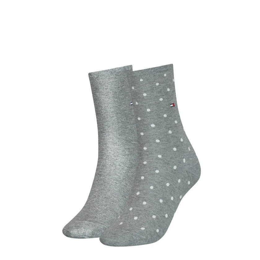 TH WOMEN SOCK DOT 2P