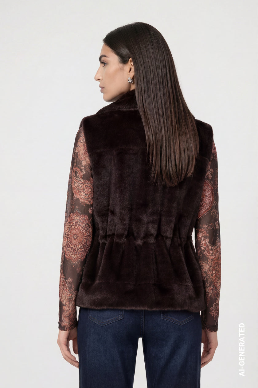 Weste - Fake Fur