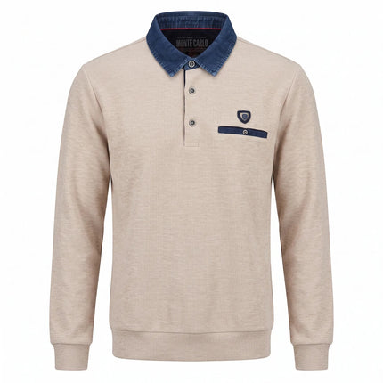 Sweatshirt - Polokragen