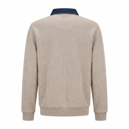 Sweatshirt - Polokragen