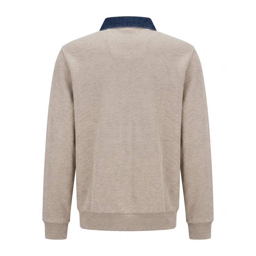 Sweatshirt - Polokragen