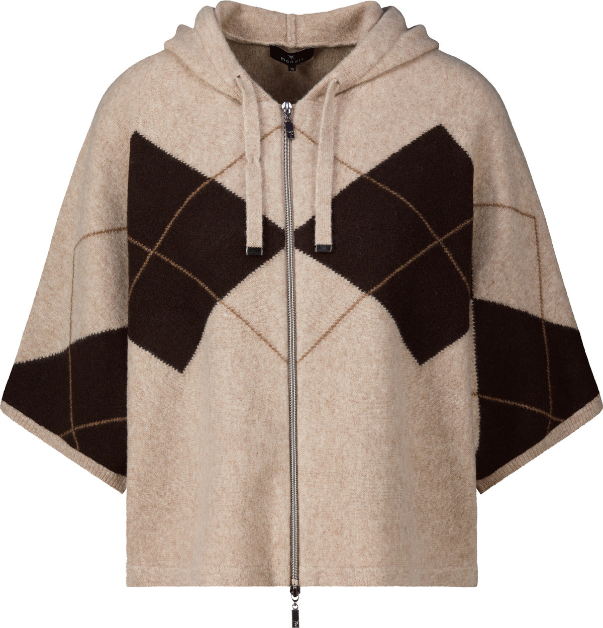 Strickjacke - Karomuster