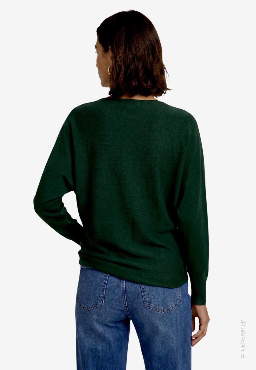 Strickpullover - Fledermausärmel