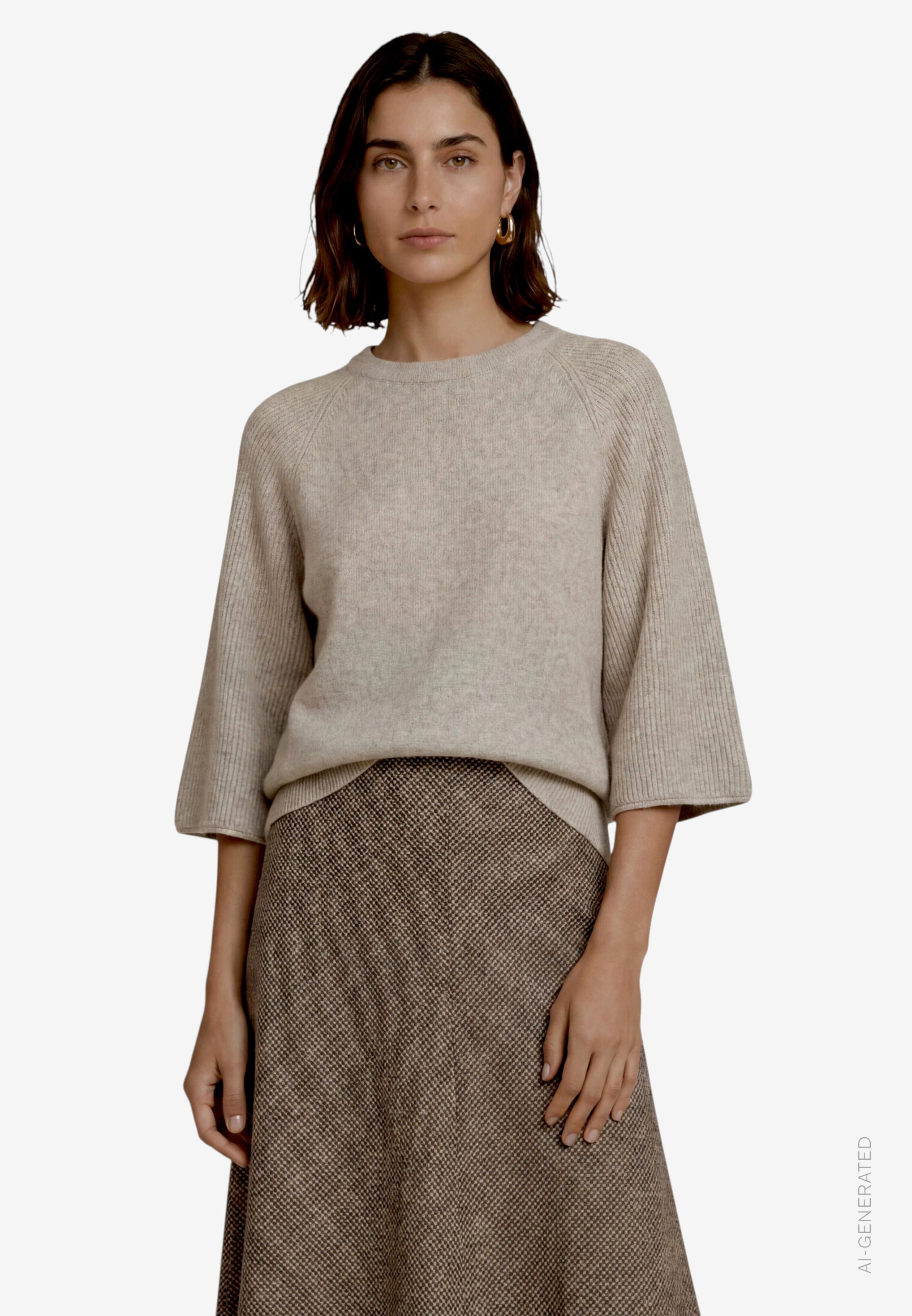 Strickpullover  - Fledermausärmeln