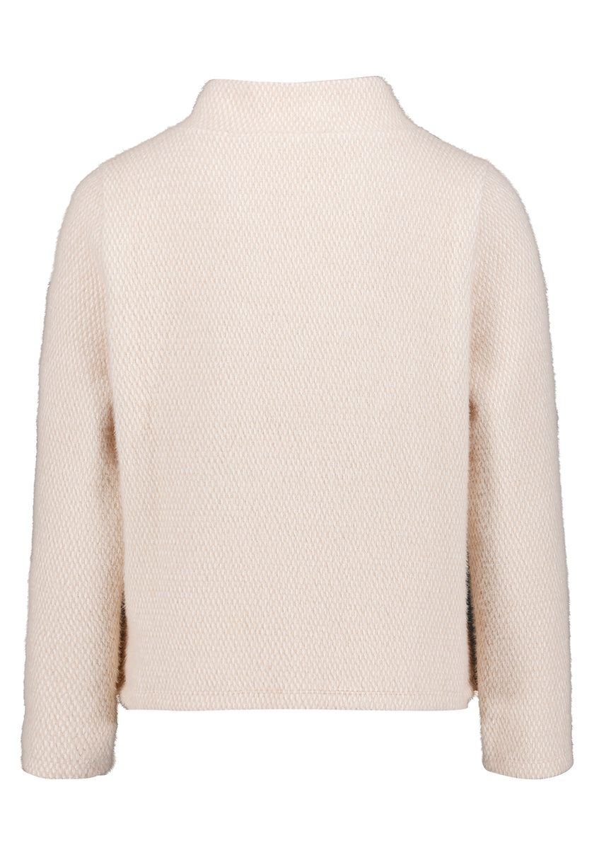 Sweatshirt - Stehkragen