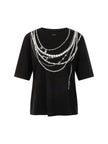 Baumwollshirt - Aufdruck