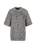 Langer Pullover - Animalprint