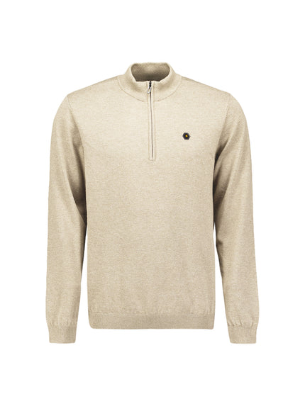 Pullover Half Zip Melange