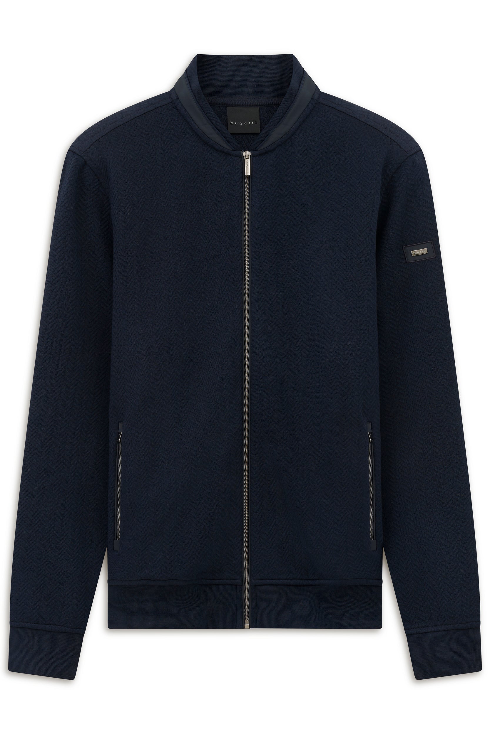 Sweatjacke - Stehkragen