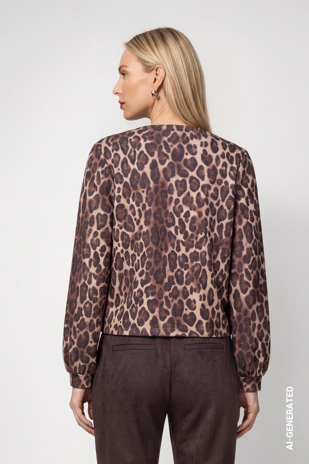 Strickjacke - Leomuster