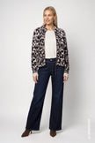 Strickjacke - Animalprint