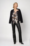 Strickjacke - Spitzenbesatz