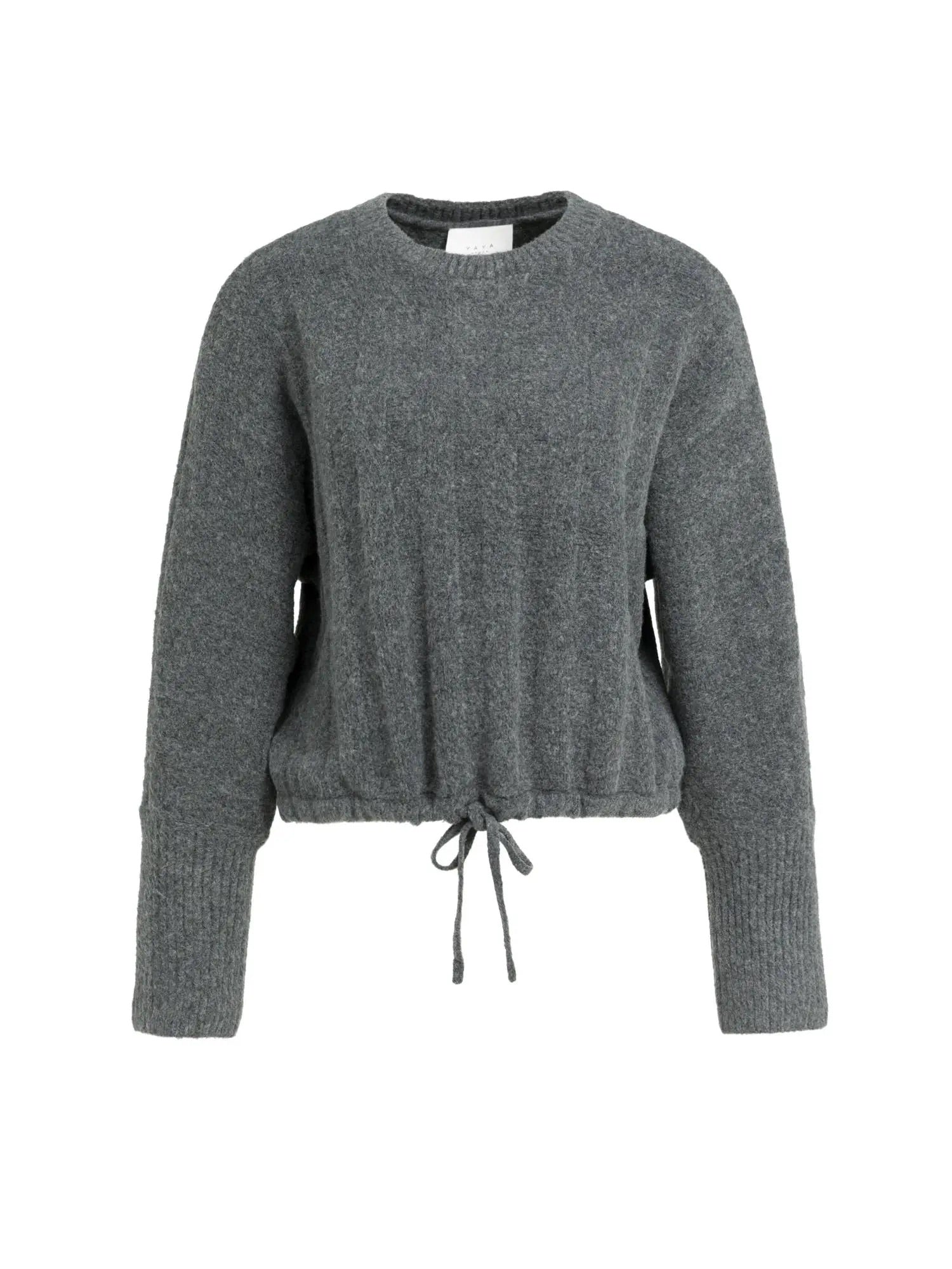 Rippstrickpullover - Fledermausärmel