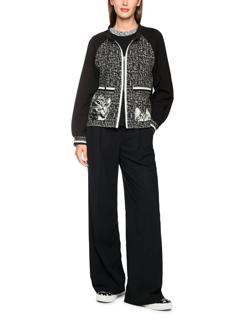 ONLINE EXKLUSIV - Sweatjacke - Katzenmotiv