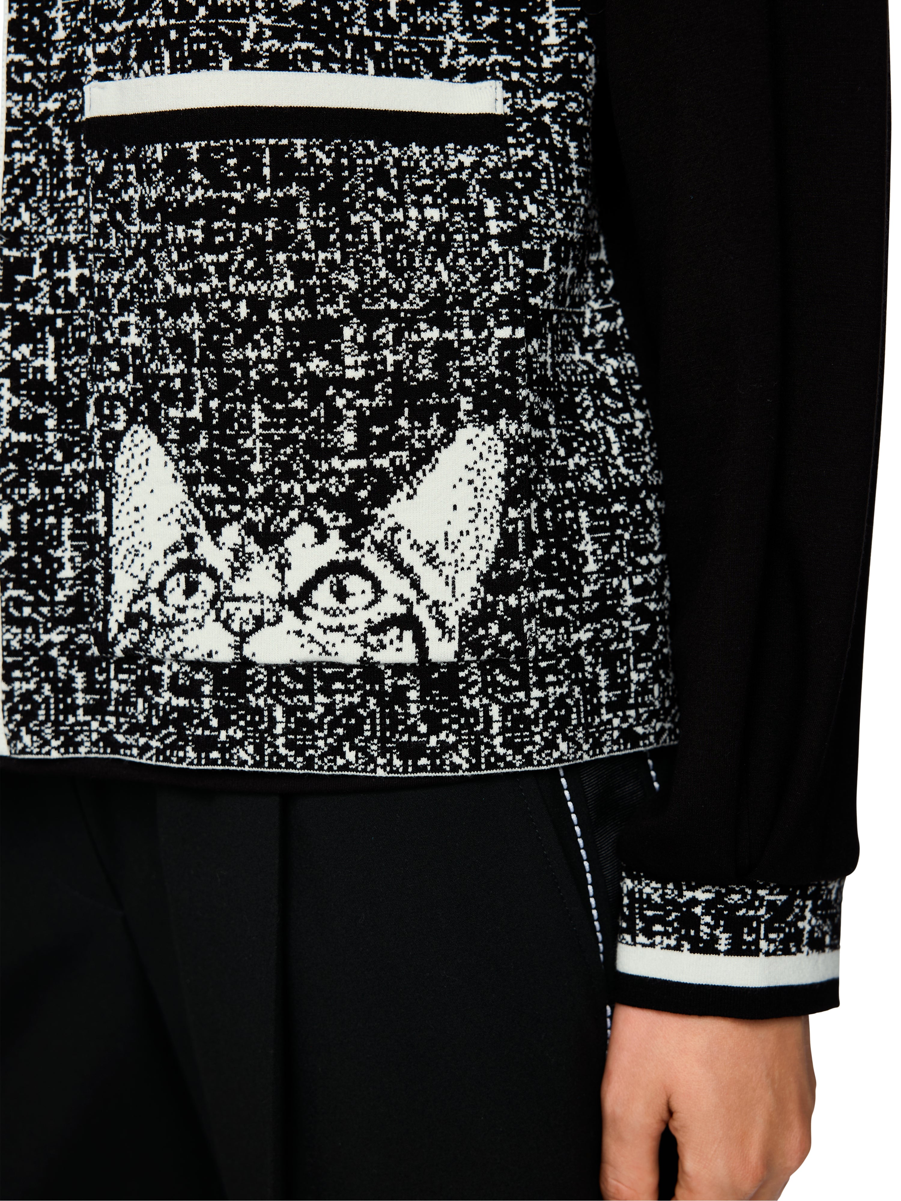 ONLINE EXKLUSIV - Sweatjacke - Katzenmotiv