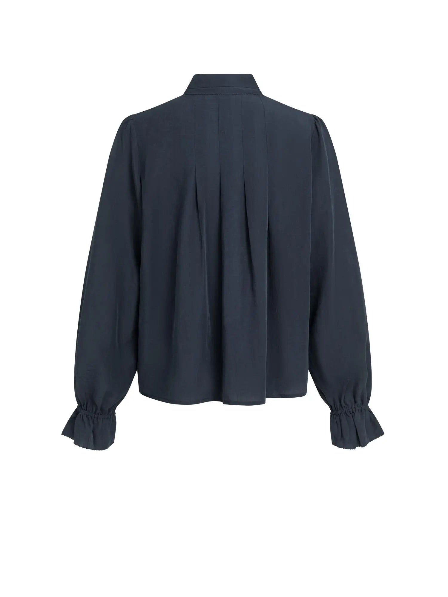 Bluse mit Plissee-Details