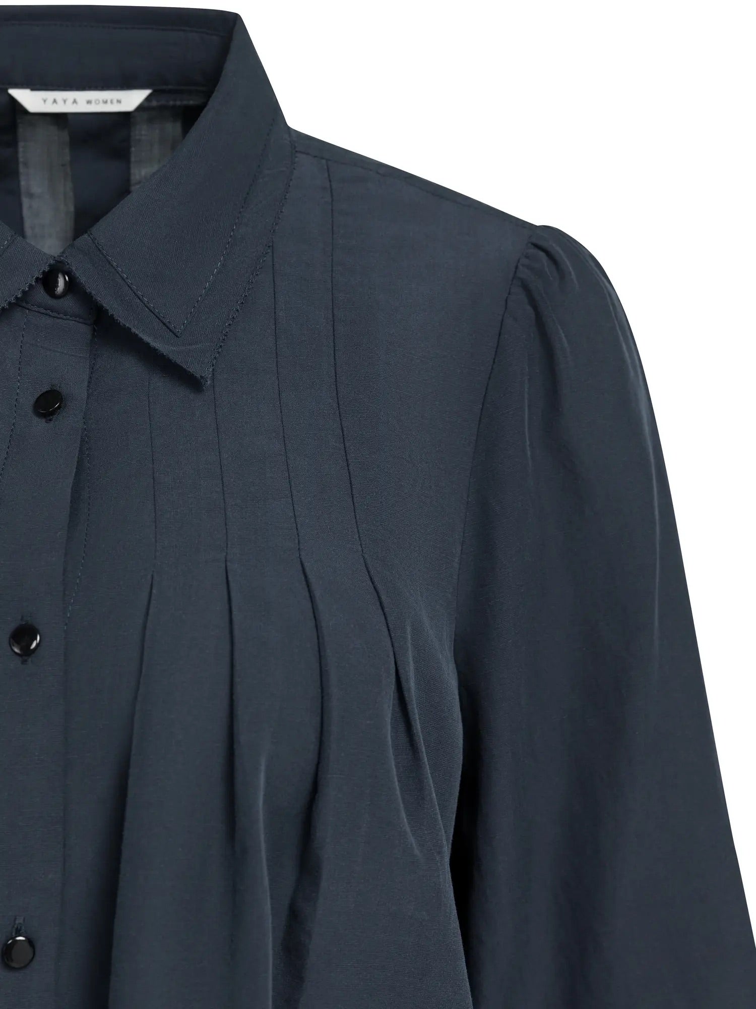 Bluse mit Plissee-Details