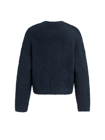 Strickpullover - Schriftzug