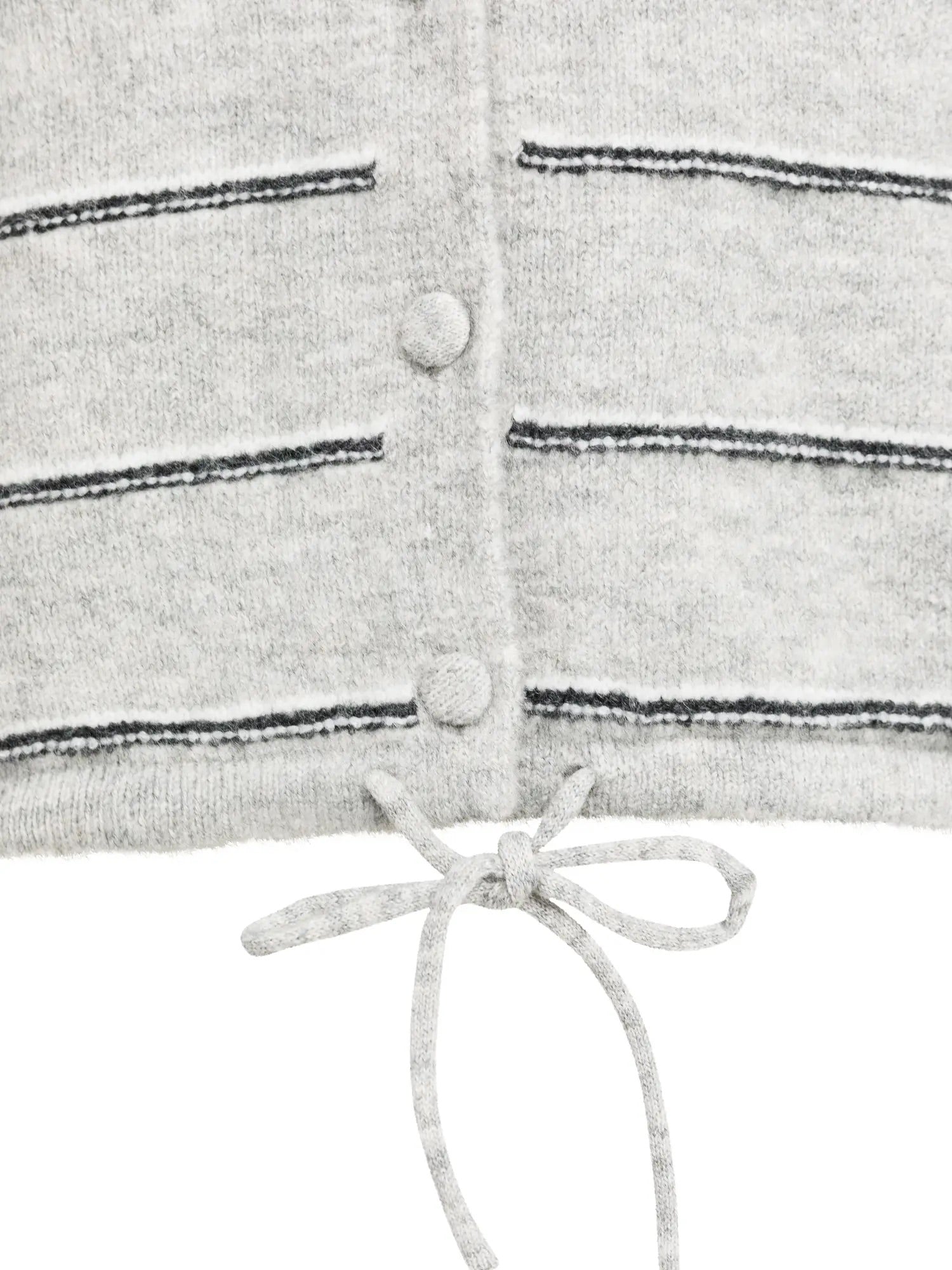 Strickjacke - Streifenmuster