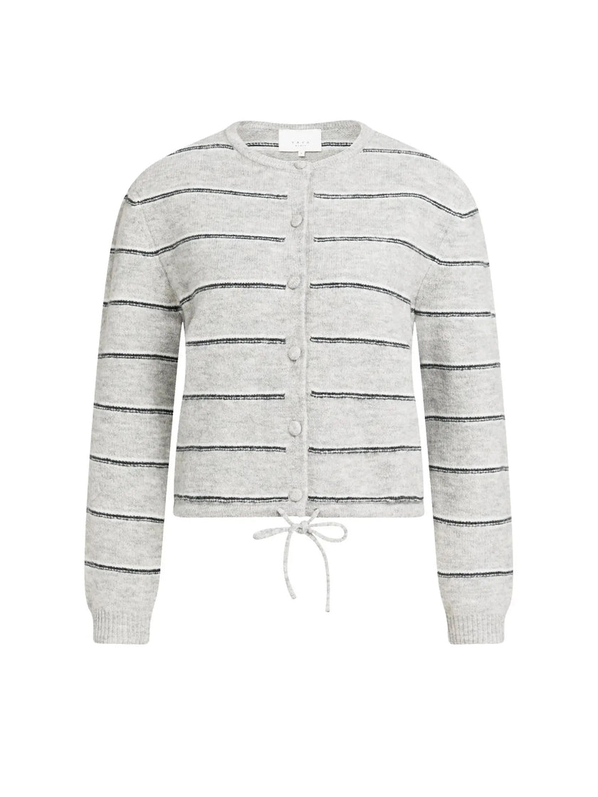 Strickjacke - Streifenmuster