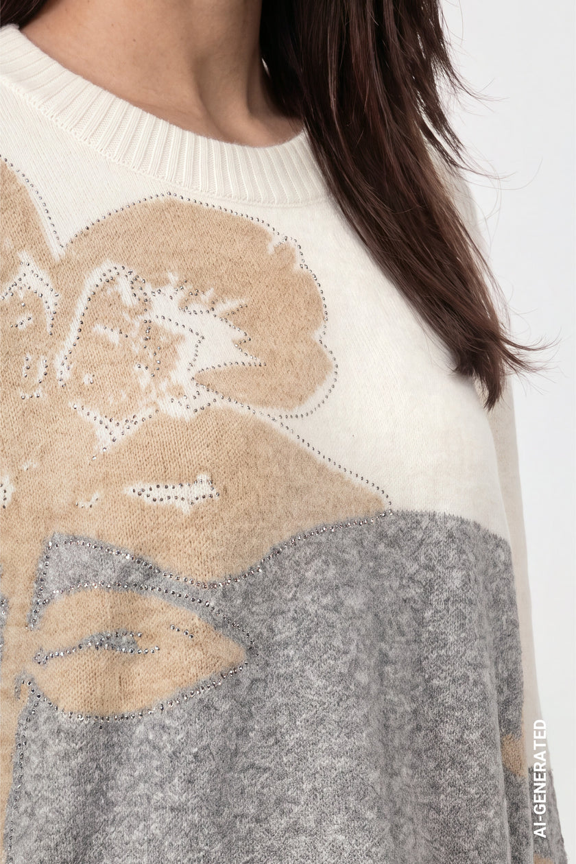 Pullover - Intarsie Muster