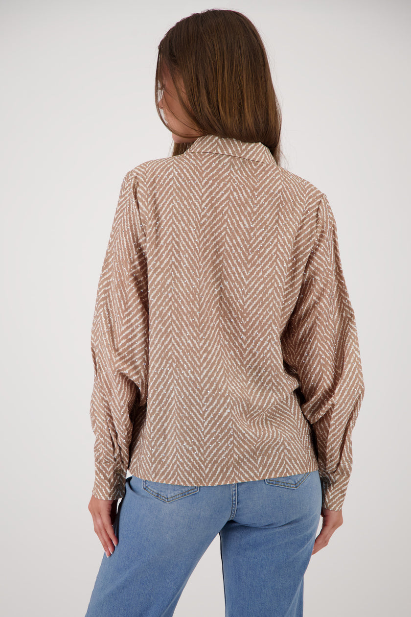 Bluse - Strass