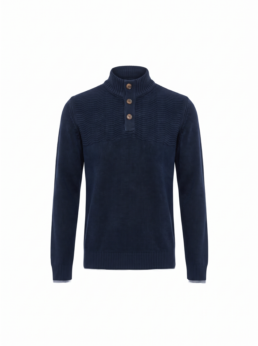 Pullover Stehbund