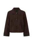 Jacke - Veloursleder