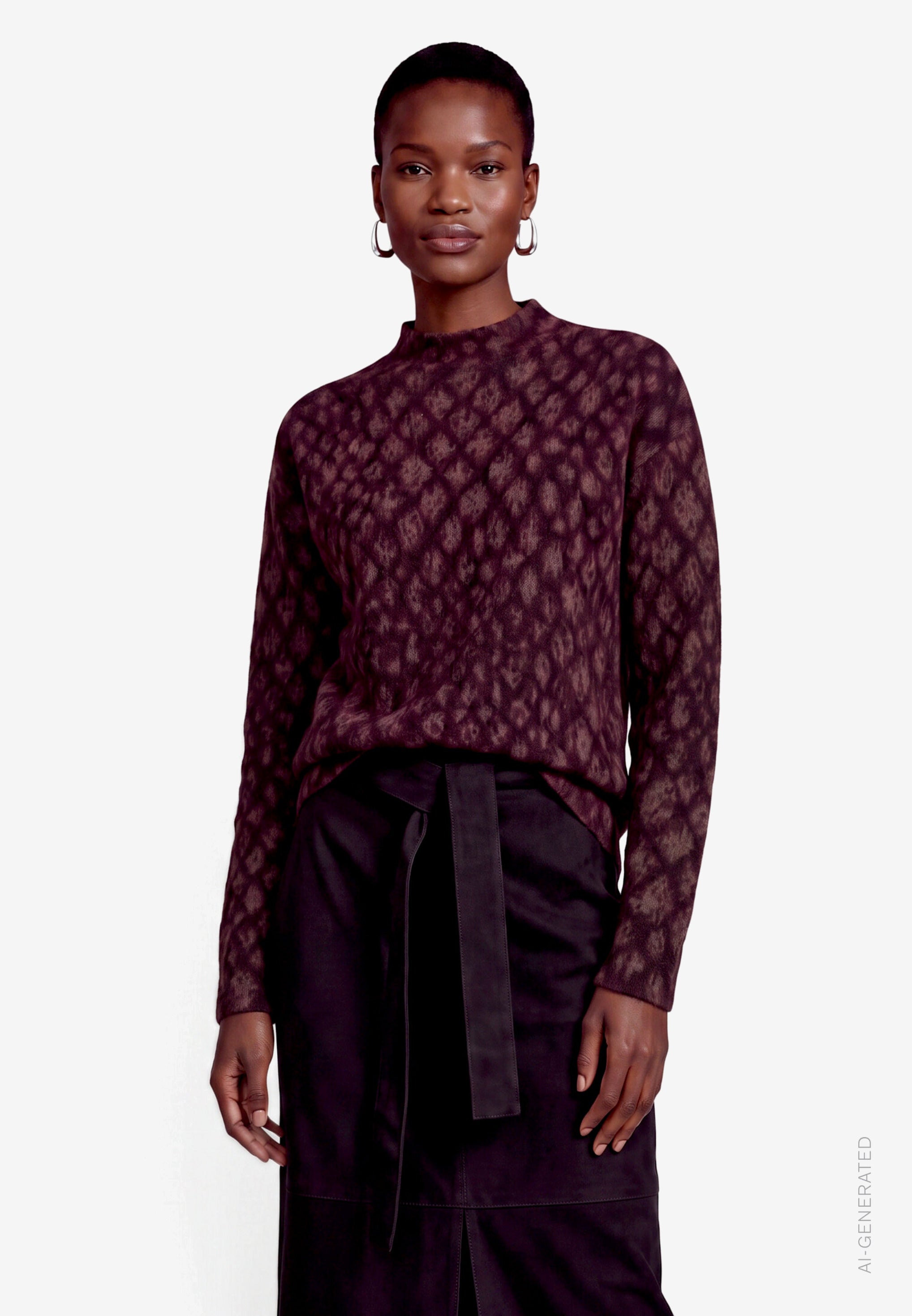 Strickpullover - Animalprint