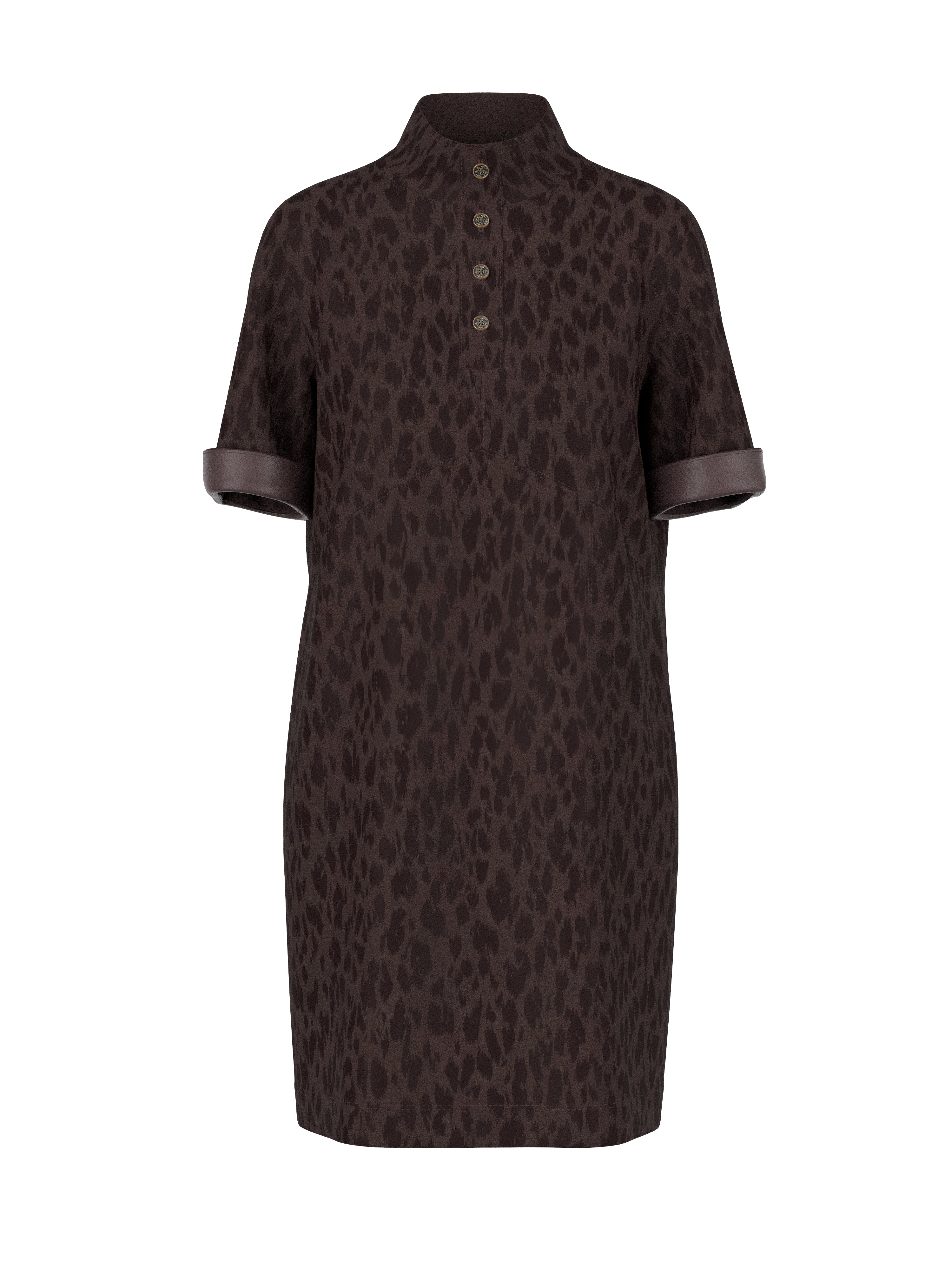 Kleid - Leo-Look