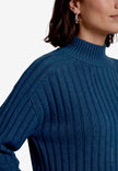 Strickpullover  - Stehkragen