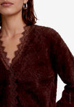 Strickjacke - Spitze