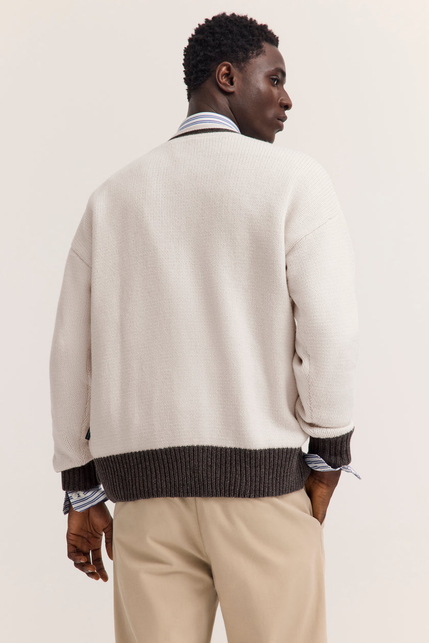 Strickjacke - Collegestyle