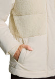 Steppjacke - Fake Fur Besatz