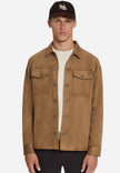 Overshirt - Veloursleder Optik