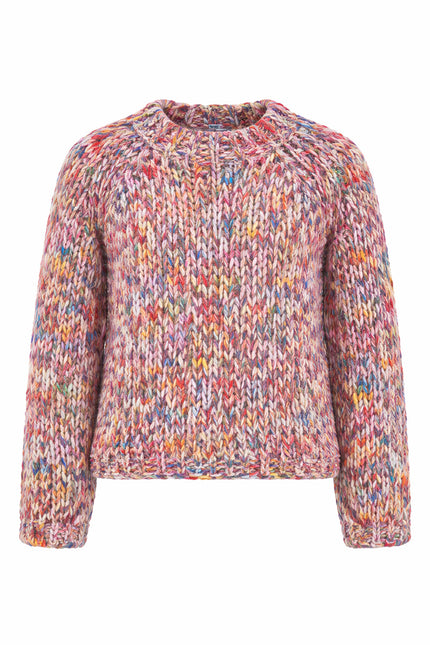 Grobstrickpullover - Melange