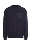 Strickpullover mit Brusttasche