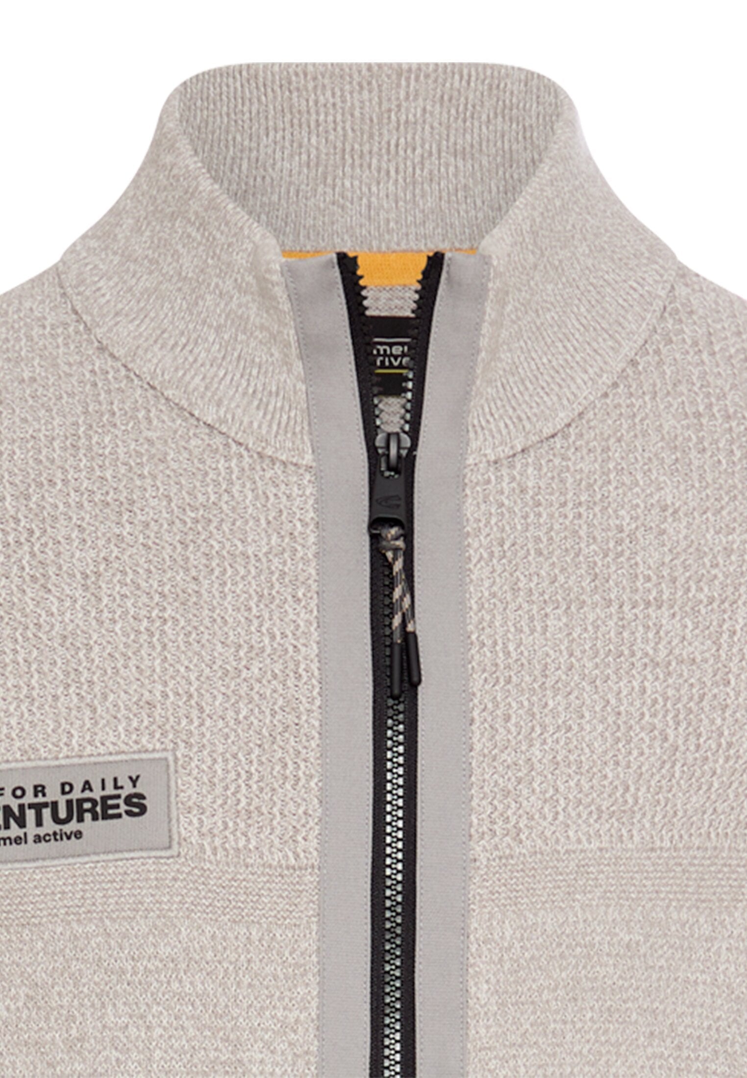 Strickjacke - Stehkragen