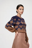 Strickpullover -  Jacquard Muster
