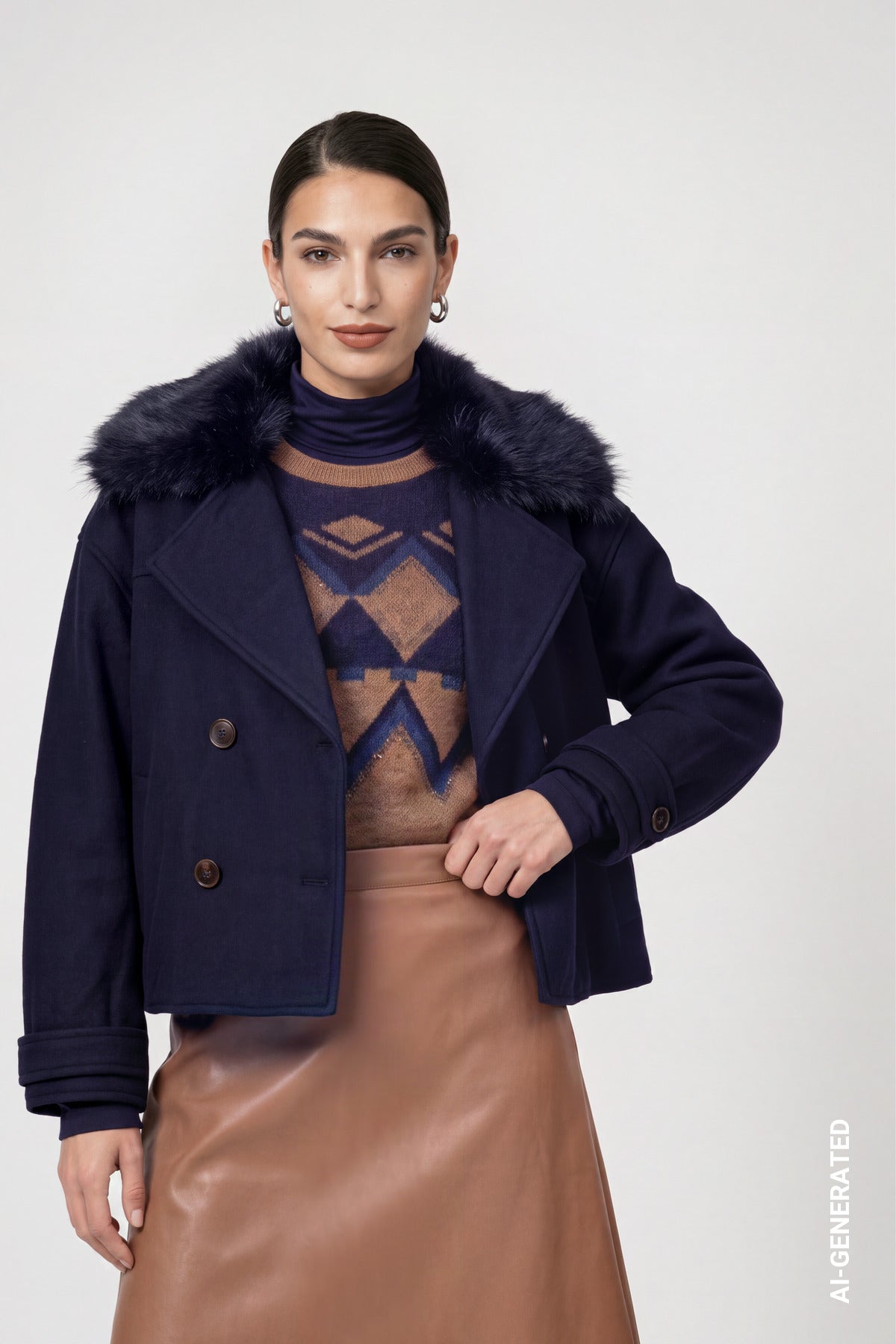 Jacke - Wolloptik