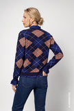 Strickjacke - Rautenmuster