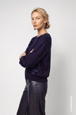 Strickpullover - Schmuckapplikationen