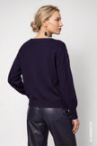 Strickpullover - Schmuckapplikationen