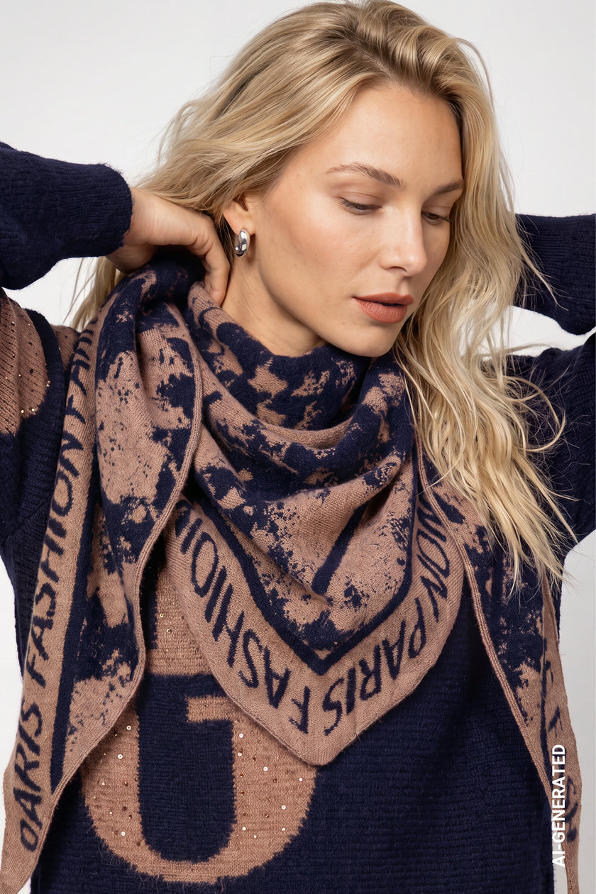Schal - Jacquard-Muster